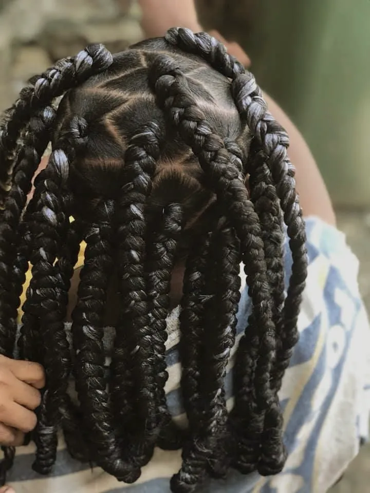 Box Braids at D&Daughters, Manchester