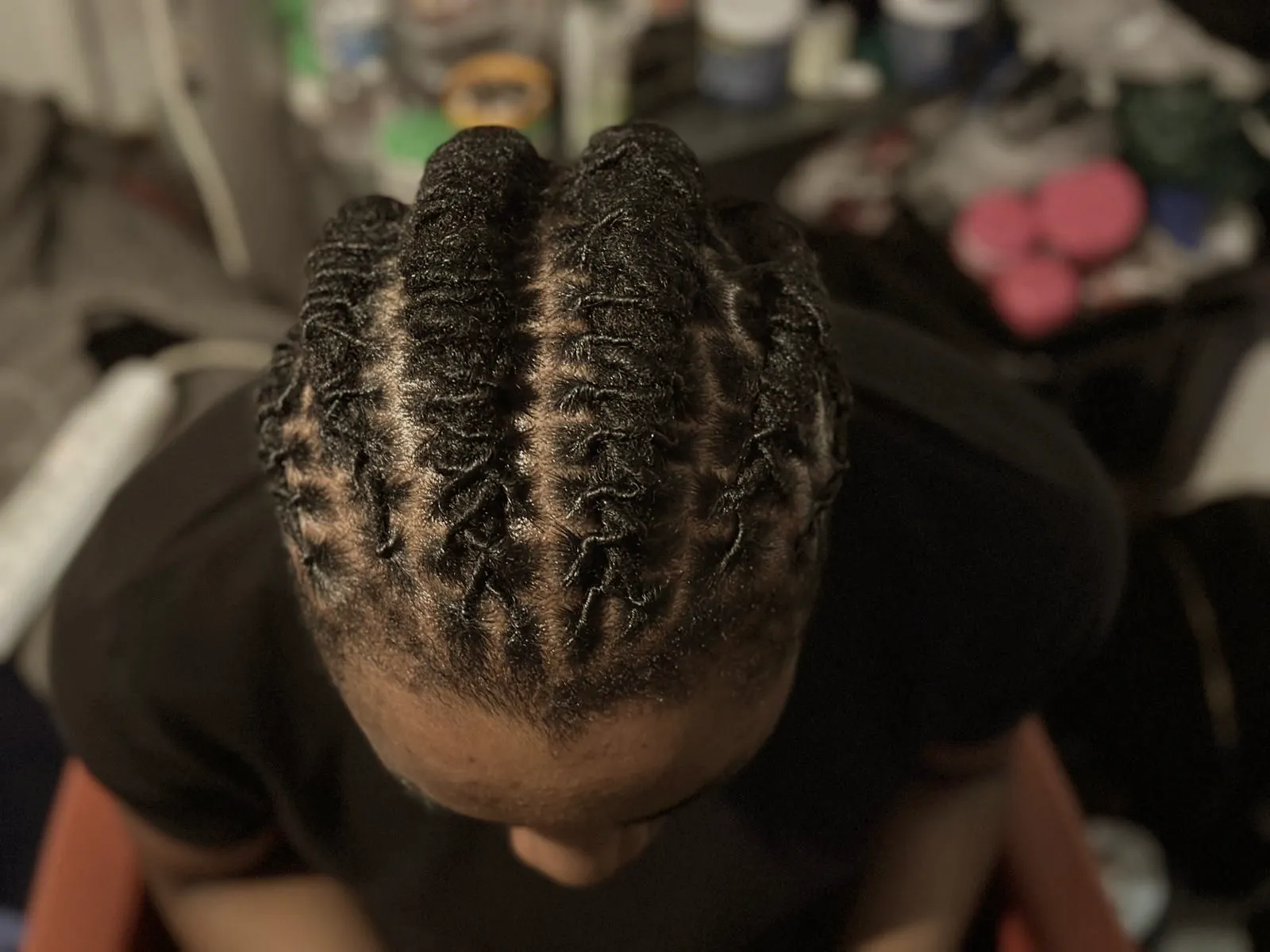 Loc retightening in progress at D&Daughters, Manchester